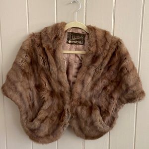 Vintage Mink Fur Stole-Perfect condition!